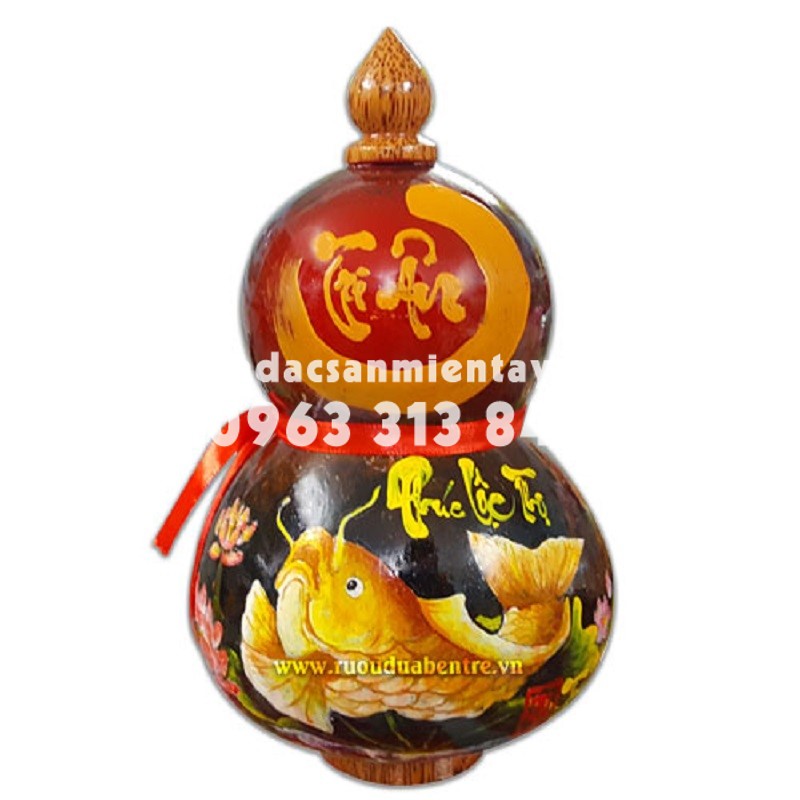 Quà tết rượu dừa hồ lô Bến Tre