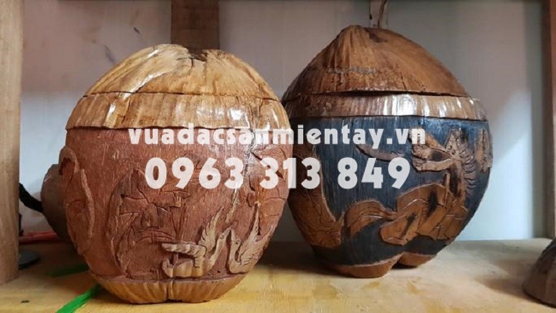 Vỏ bình giữ ấm trái dừa