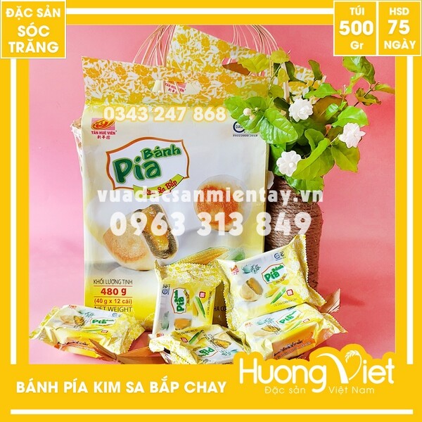 bánh kim sa Tân Huê Viên
